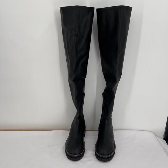 Aster Kandi Ecoflex Over-the-Knee Black Boots – Size 8 NWBox - Picture 2 of 9